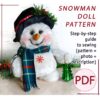 Snowman Pattern PDF Masterclass