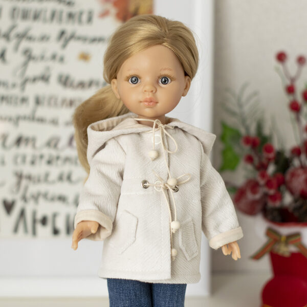 13 inch doll paola reina in a parka jacket