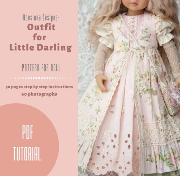 Dress with collar for Little Darling 3