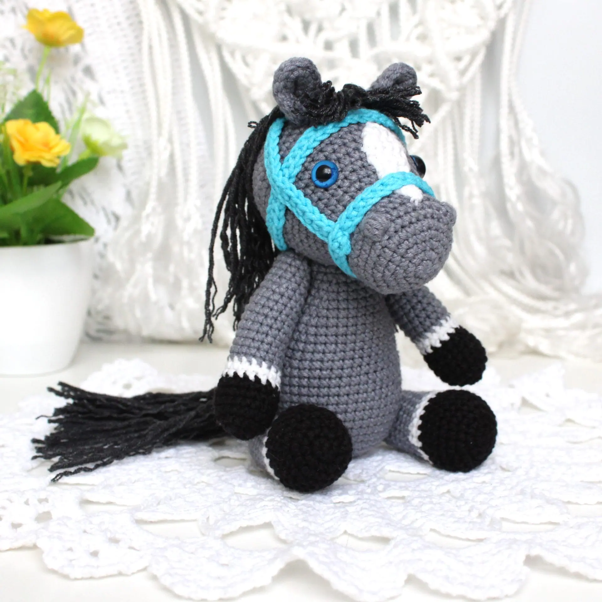 Horse crochet pattern pdf Amigurumi toy horse Farm Animal toy 7 img 5784.jpg