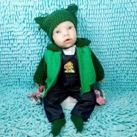 Stylish Doll Clothes Set for 17-Inch (44 cm) Reborn Dolls