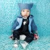 Adorable Doll Clothes Set for 17-Inch (44 cm) Reborn Dolls – Handmade & Stylish