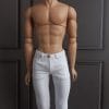 IT homme doll realistic white jeans