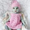 Adorable Hand-Knitted Doll Clothes Set for 13-Inch (33 cm) Reborn Dolls