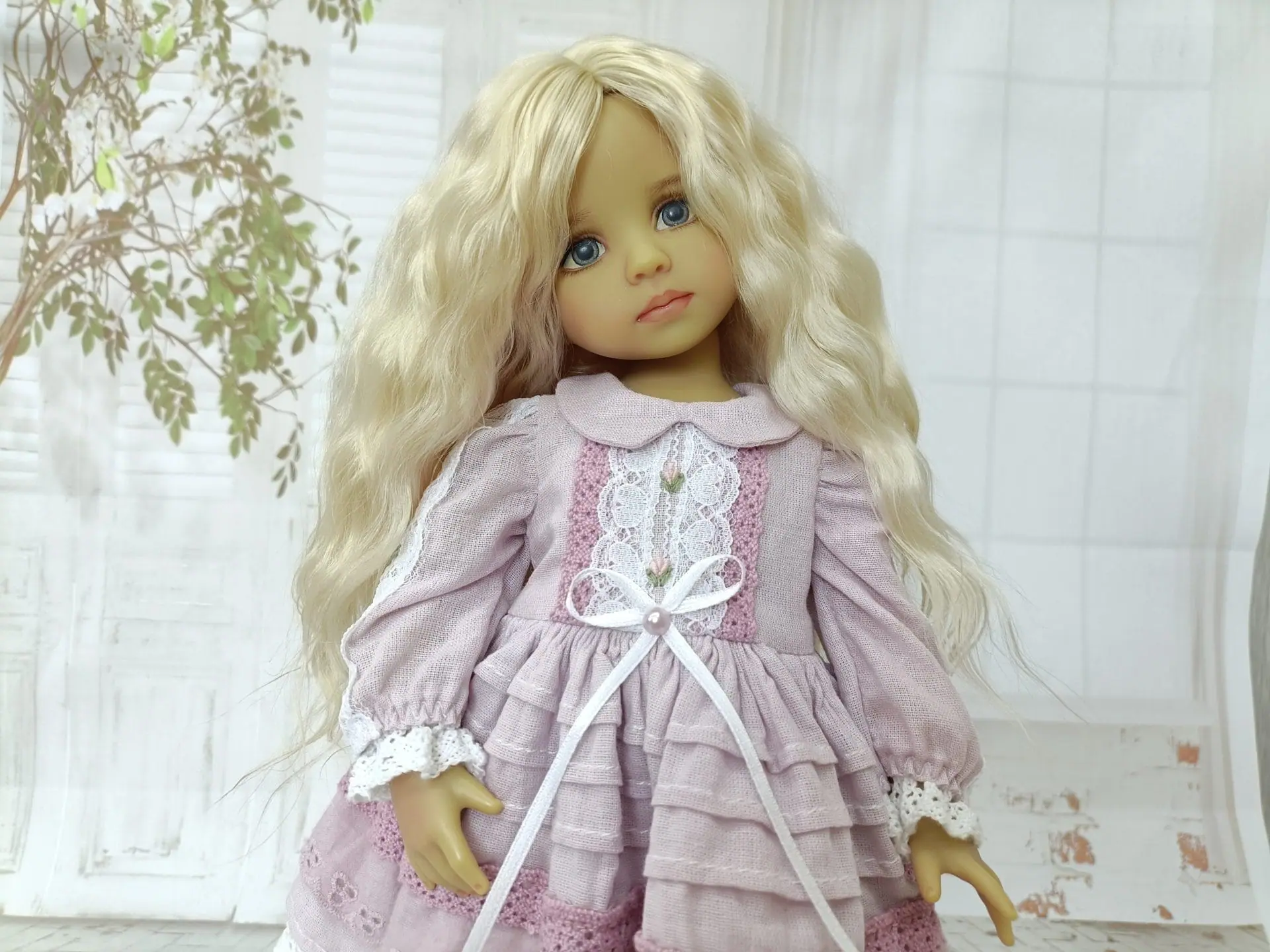 Mohair wig 7-8 inch, wig for little darling doll 2 img20250628143148.jpg