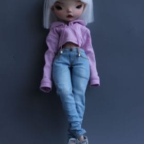 Jacoosun doll outfit realistic jeans
