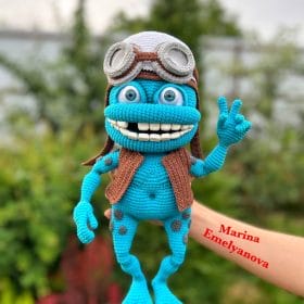 Crochet Pattern Crazy Frog.
