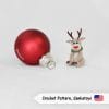micro reindeer Rudolph crochet pattern
