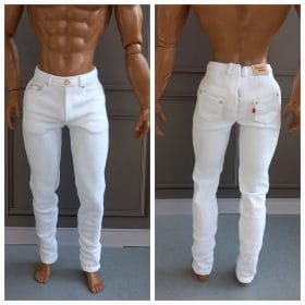 Adonis doll realistic white jeans