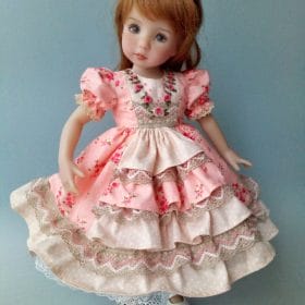 4-piece set for Little Darling dolls by Diana Effner