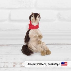 horse new year 2026 crochet pattern