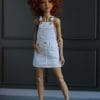Morphingon doll 13 in realistic denim sundress