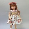 Light blue Little Darling floral smocked dress