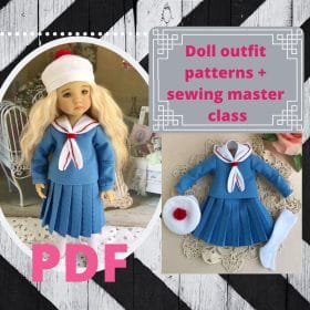 Little Darling doll clothes sewing tutorial