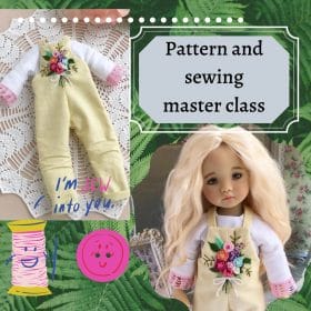 Dianna Effner lIttle Darlling doll overalls patterns