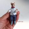 Miniature cat figurine
