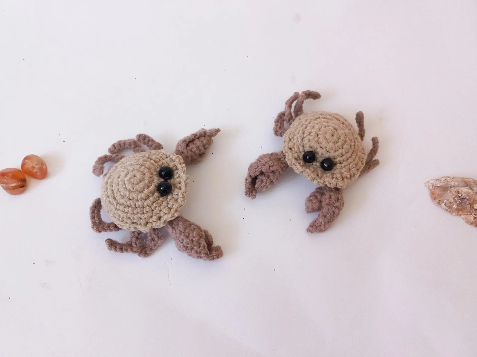 Crab * Crochet Pdf pattern * Marine animals 6 small crab crochet.jpg