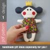 Rag doll sewing pattern