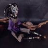Handmade art doll Eiva – dark fantasy boudoir doll 46cm, collectible