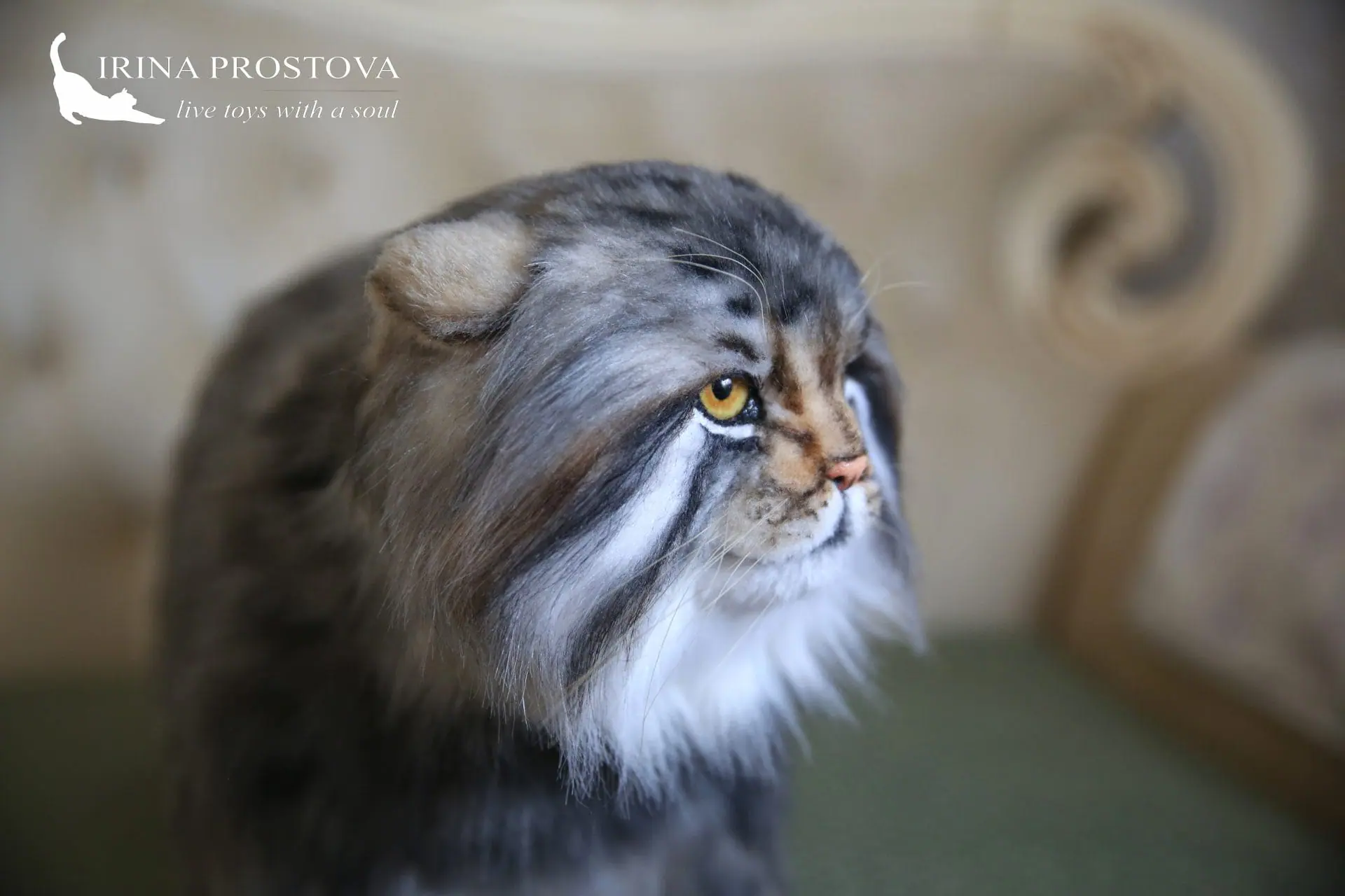 Pallas cat realistic toy. OOAK toy. Poseable toy. stuffed animals 4 1s5a2812.jpg