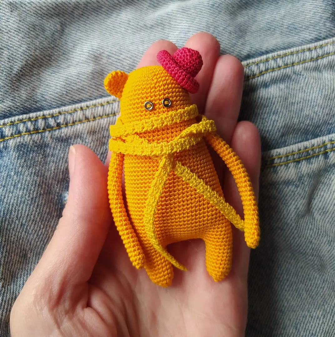 Kawaii Amigurumi Mini Bear – Handmade Crochet Collectible Toy 1 kawaii-amigurumi-mini-bear-handmade-crochet-collectible-toy-2-3