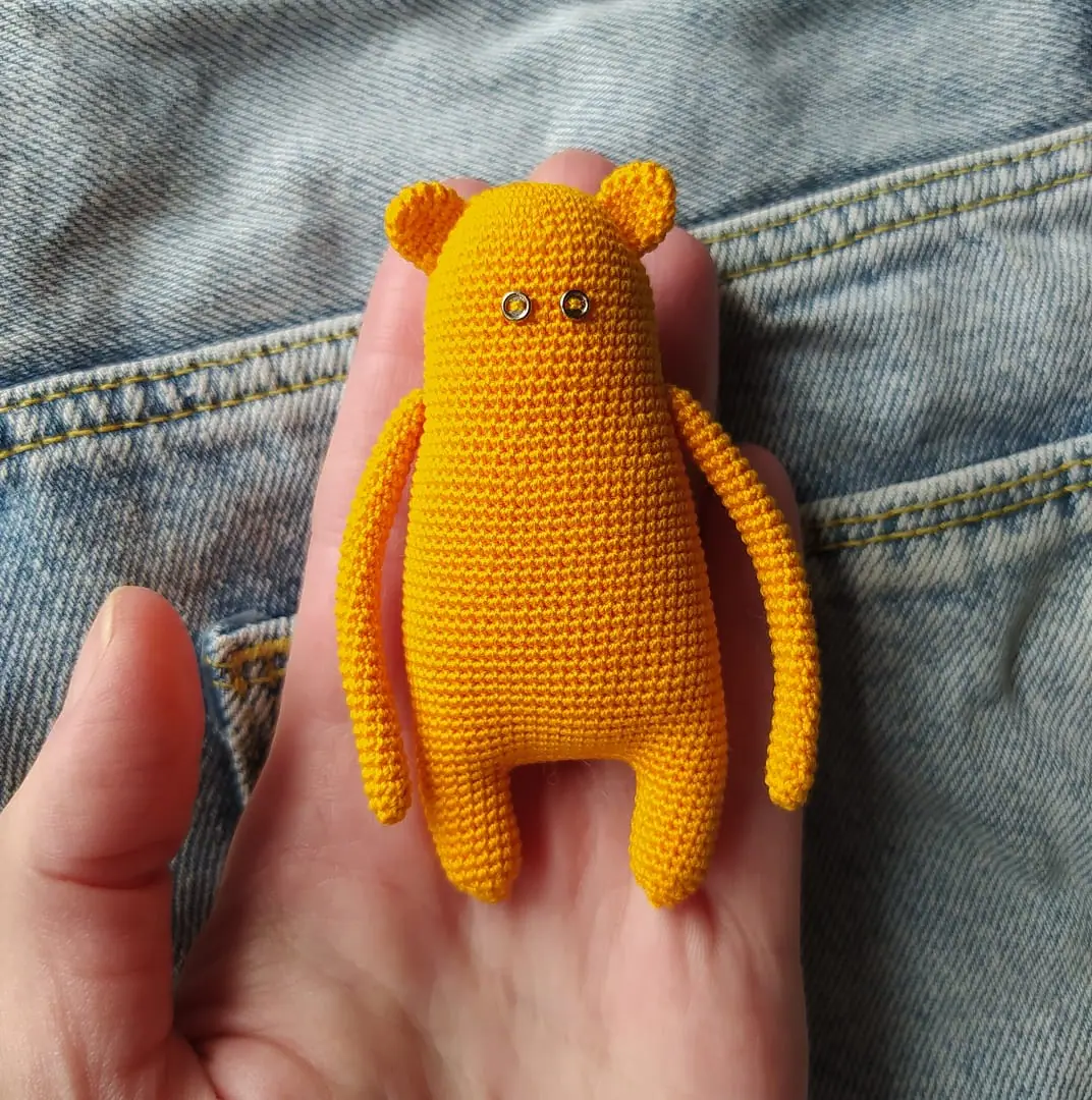 Kawaii Amigurumi Mini Bear – Handmade Crochet Collectible Toy 3 kawaii-amigurumi-mini-bear-handmade-crochet-collectible-toy-4-1