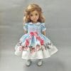 Little Darling light blue smocked dress