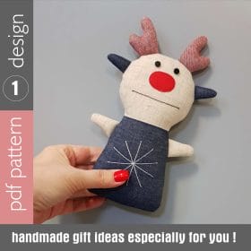 Deer sewing pattern