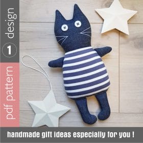 cat sewing pattern