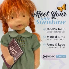 Waldorf doll pattern - Video tutorial