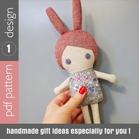 bunny doll sewing pattern
