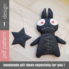 halloween doll sewing pattern