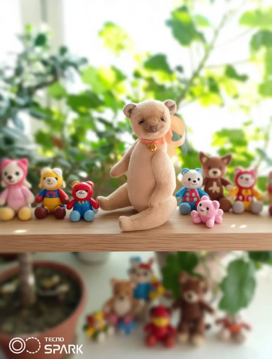 Little teddy bear 11cm sitting, bear for teddy lovers. 2 bear for teddy lovers.