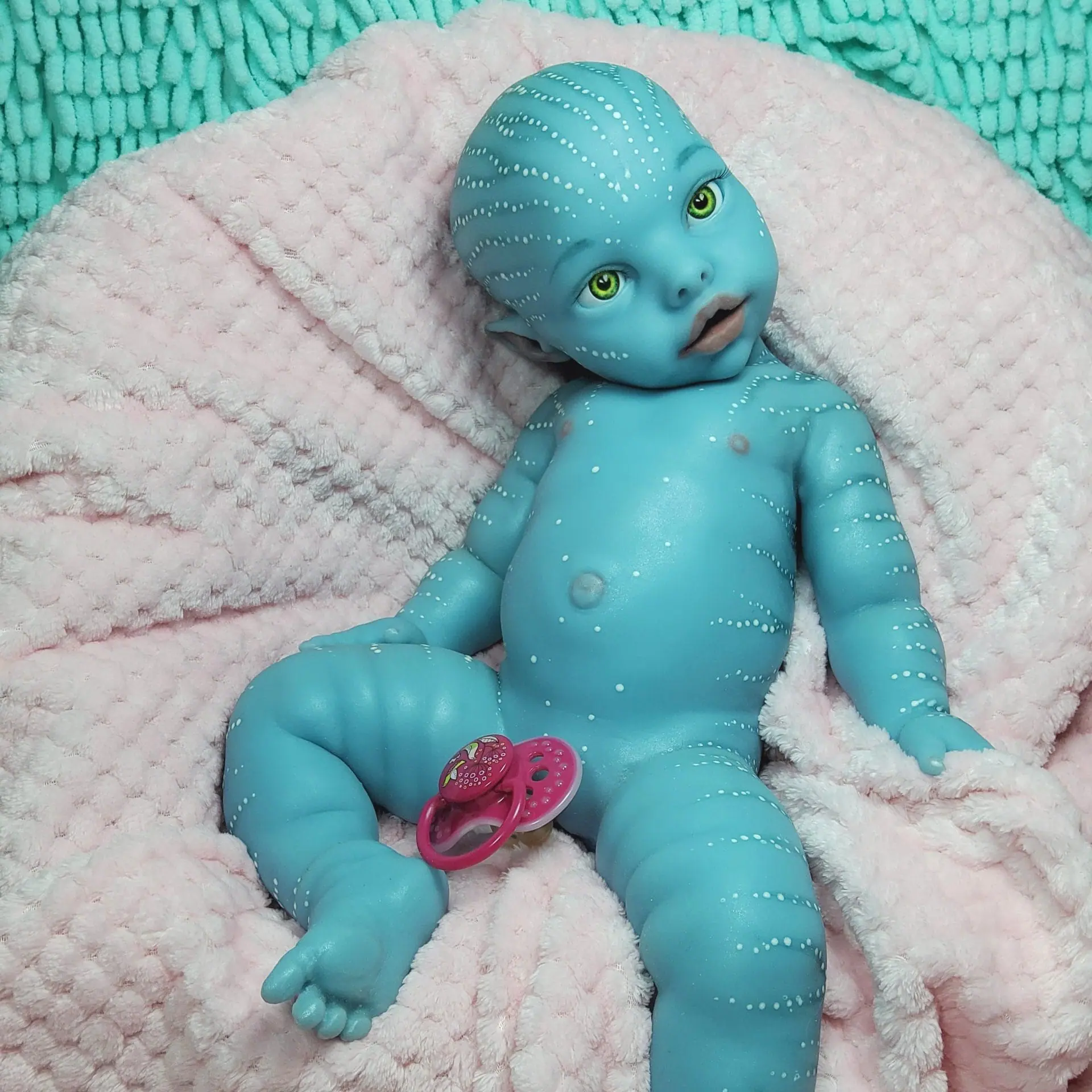 Full Silicone Reborn Doll Avatar Girl 17 Inch 13 Large silicone Avatar baby doll for play