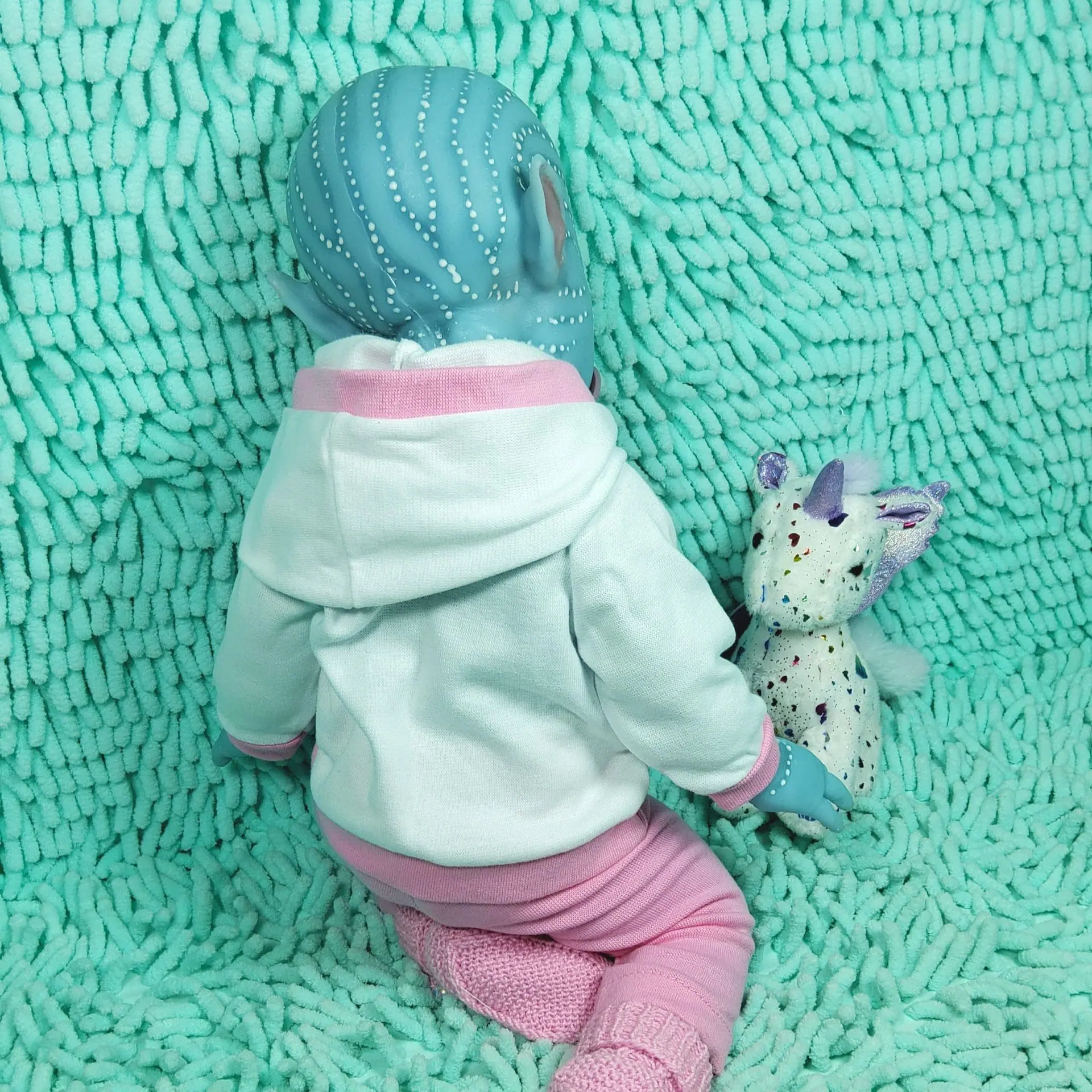Full Silicone Reborn Doll Avatar Girl 17 Inch 9 Artistic full silicone Avatar reborn doll