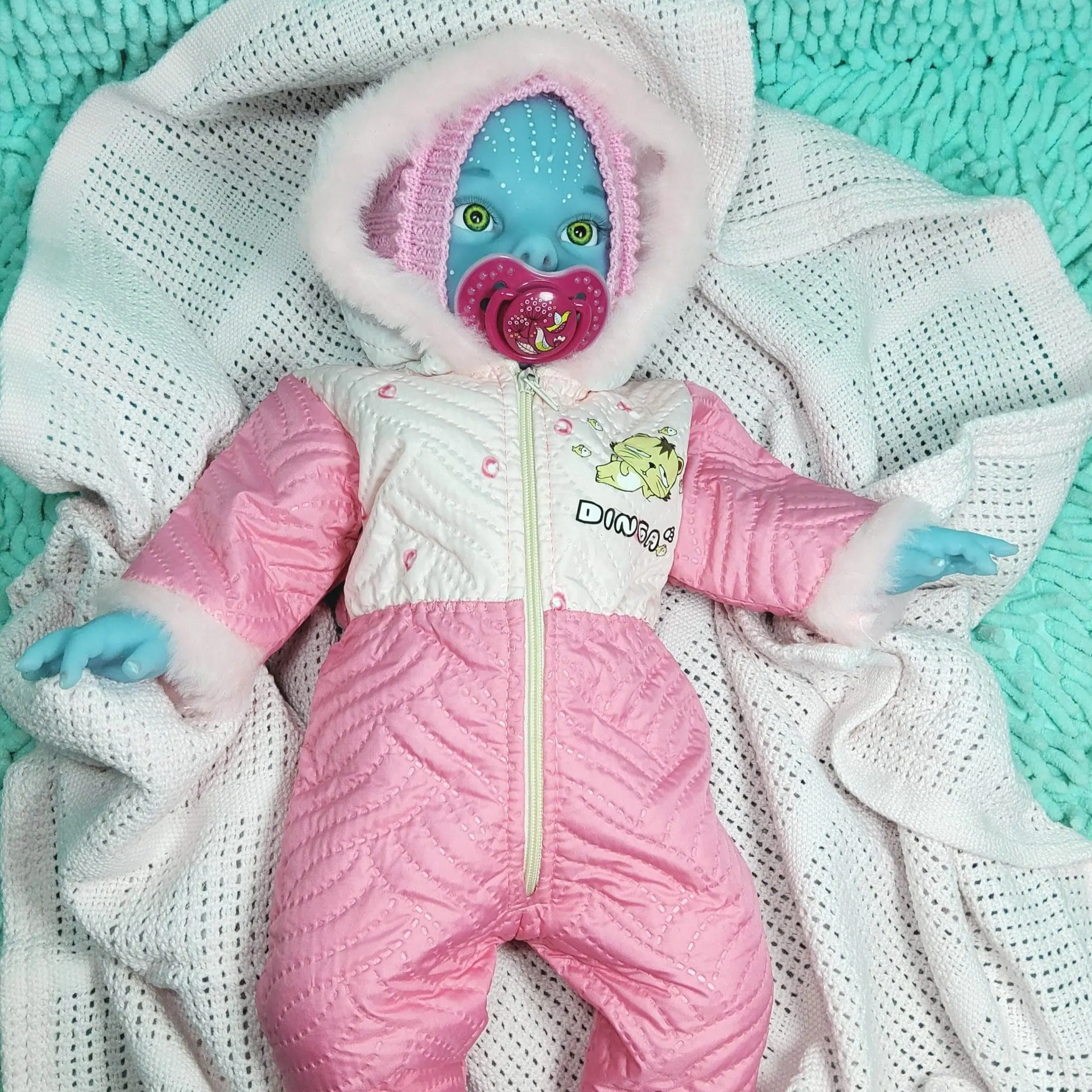 Full Silicone Reborn Doll Avatar Girl 17 Inch 17 Avatar reborn baby doll with drink and wet system