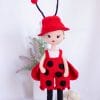 Crochet cute ladybug doll
