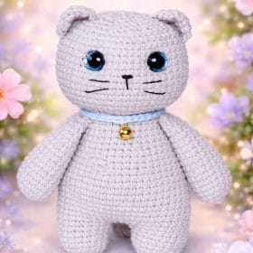 Crochet pattern cat, tutorial pattern cat