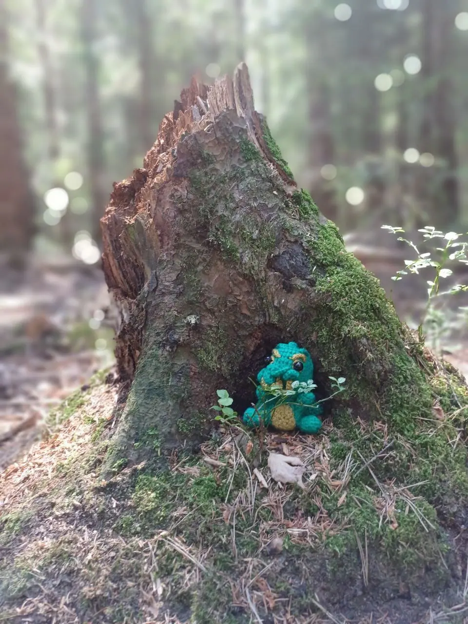 Handmade Cthulhu knitted toy for Lovecraft fans 1