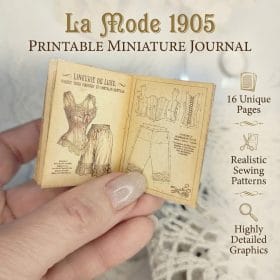 1/6 scale collectible miniature magazine