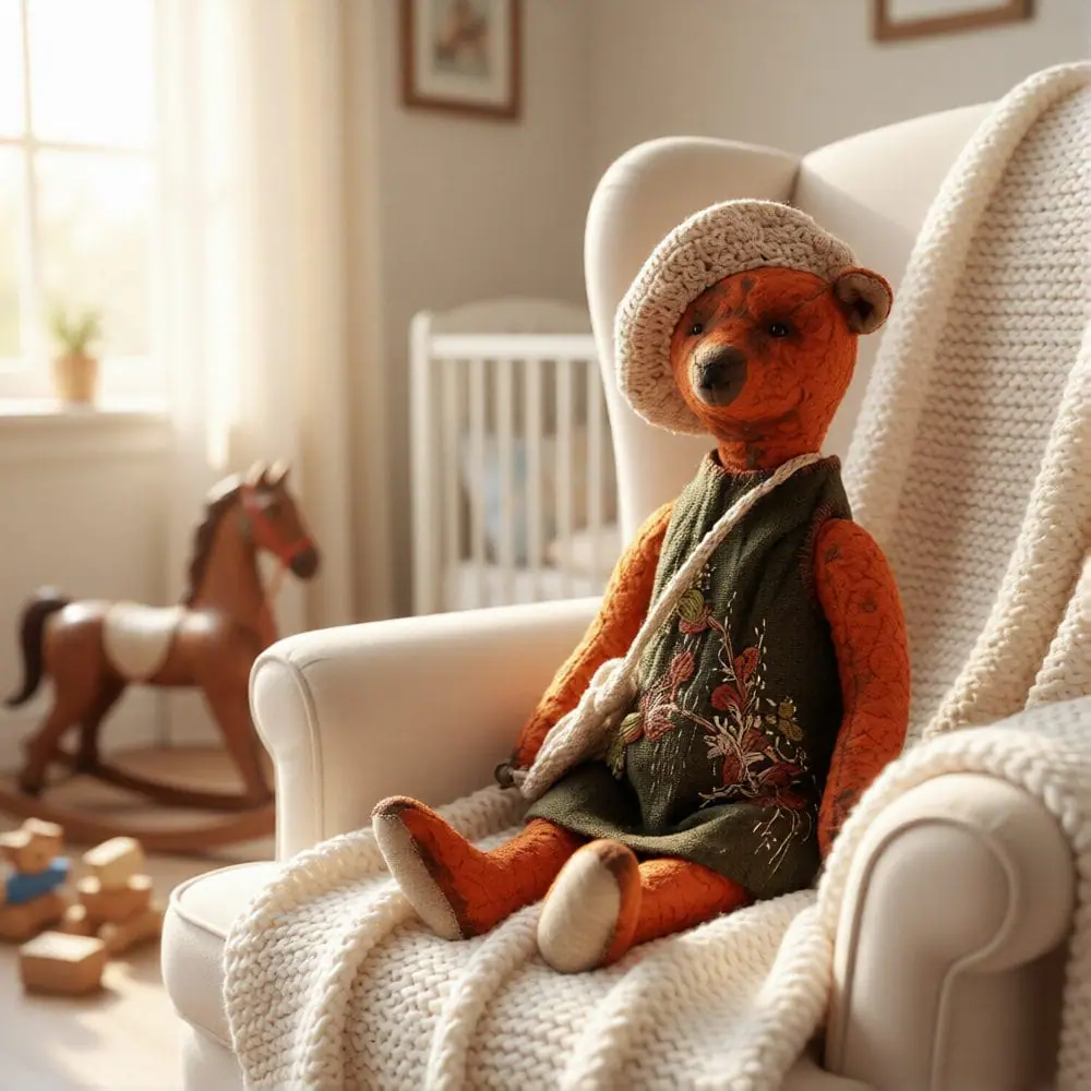 Reserved. vintage teddy bear with clothes 28 cm tall. 2 vintage teddy bear with clothes 28 cm tall.