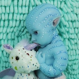 Play-ready silicone Avatar baby doll