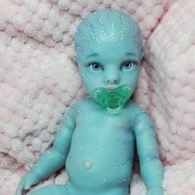 Soft full silicone Avatar baby doll
