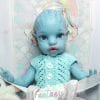 Full silicone Avatar baby doll in gift box