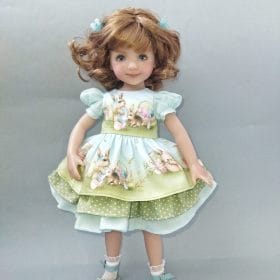 Easter Bunny Little Darling light blue dress