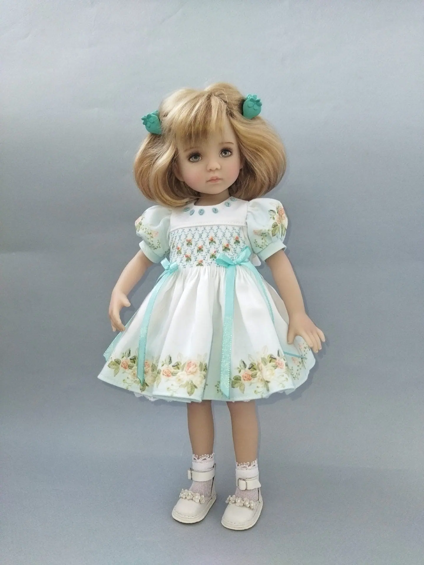 Little Darling Floral smocked Dress