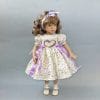 Little Darling flower smocked dress with heart embroidery