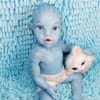 Full silicone reborn avatar baby girl doll 13 inches