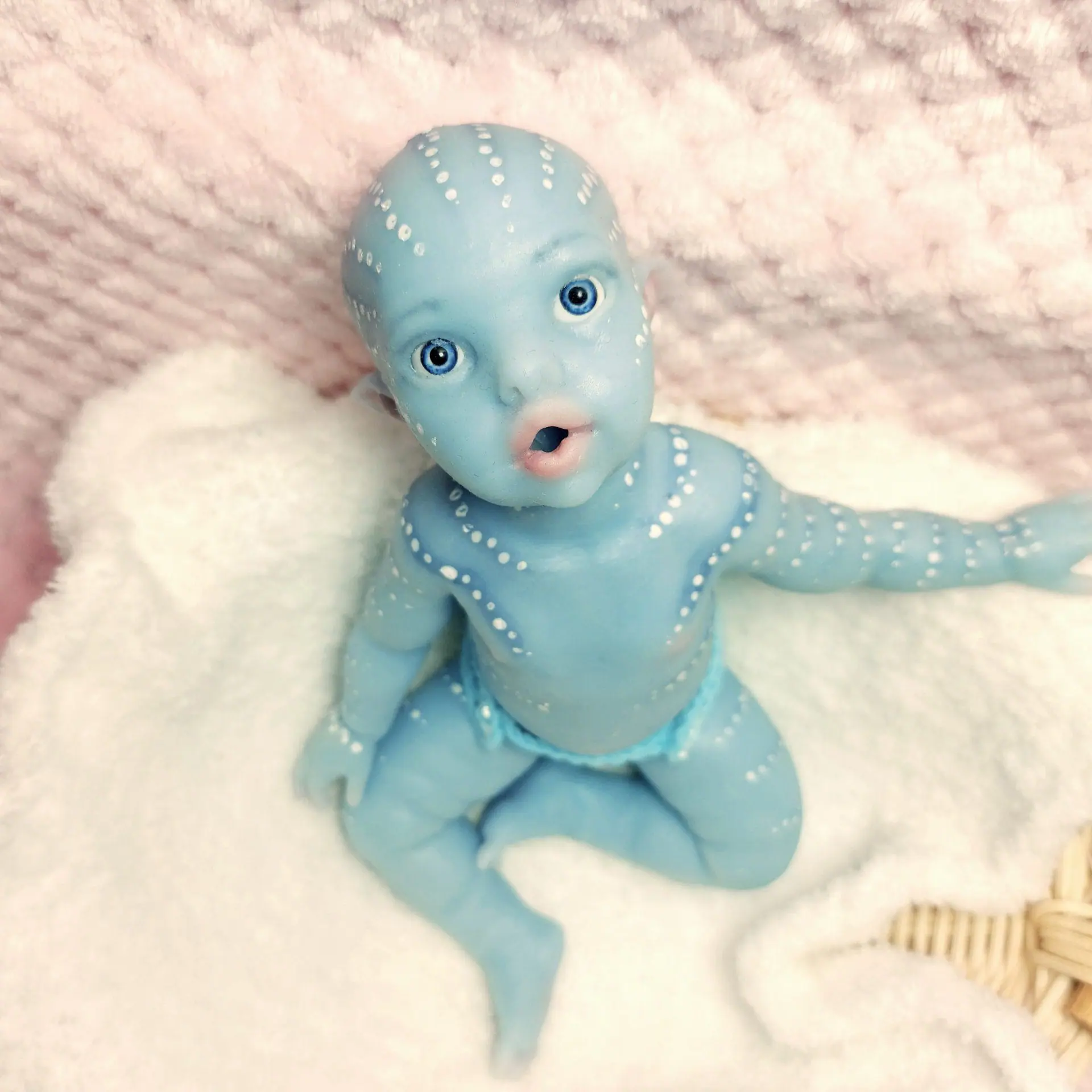 Amazing Silicone Doll Girl Avatar 9 Inches 15 Mini avatar silicone reborn baby girl