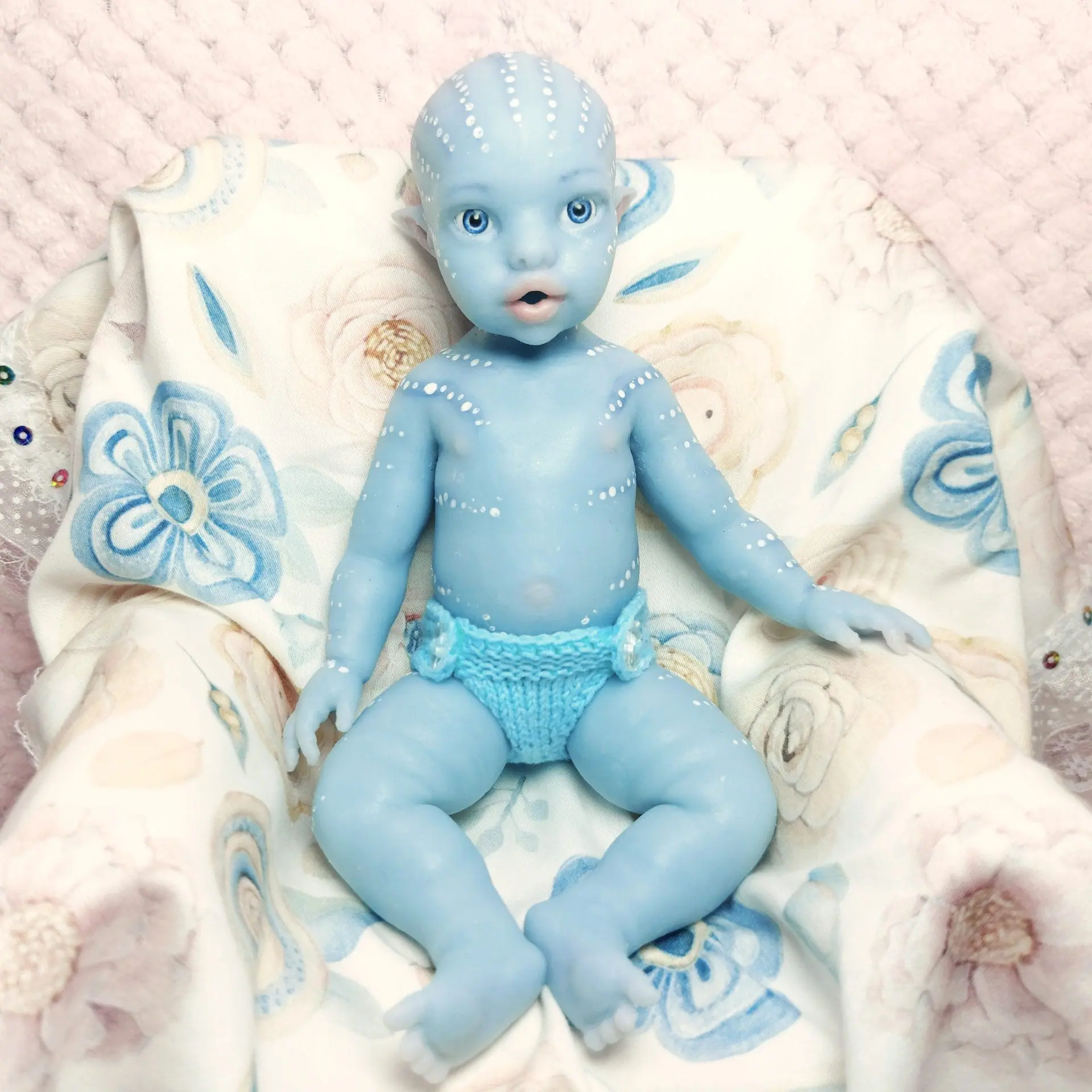 Amazing Silicone Doll Girl Avatar 9 Inches 7 Realistic fantasy avatar reborn baby doll